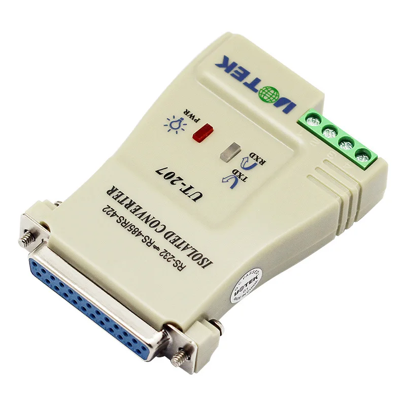 UT 207 оптический RS232 к RS485/422 конвертер DB25/Quad терминал/RJ45| |
