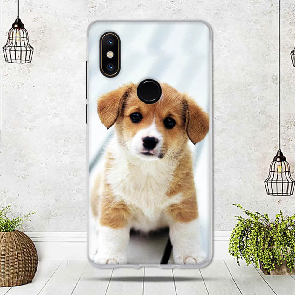 Принципиально для Xiaomi mi Mix 2 S Чехол Мягкий силиконовый чехол из ТПУ с изображением