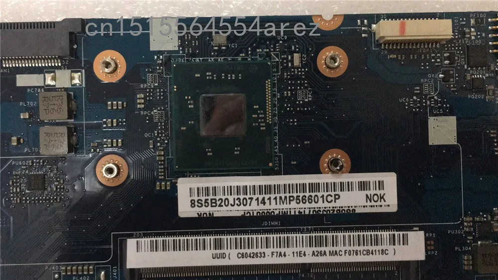 Новый оригинальный ноутбук lenovo ideapad 100-15IBY Материнская плата N3540 LA-C771P 5B20J30714 |