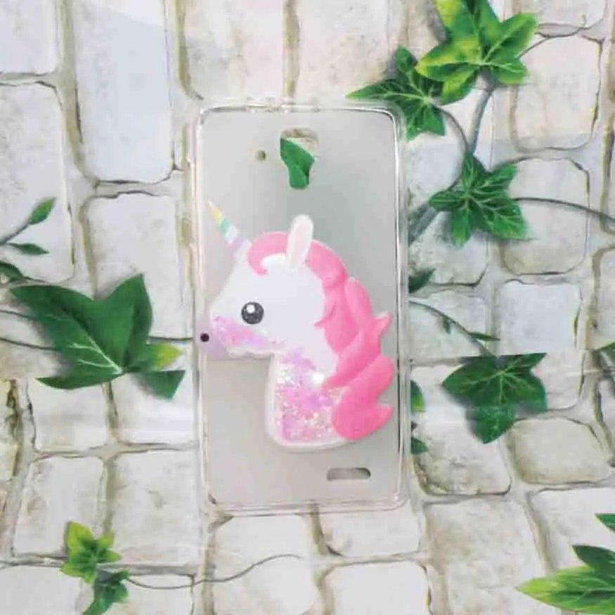 3D Glitter Stars Dynamic Liquid Quicksand Case Funda For Lenovo A536 A358T 5.0'' Soft Back Cover Para Unicorn Cases | Мобильные