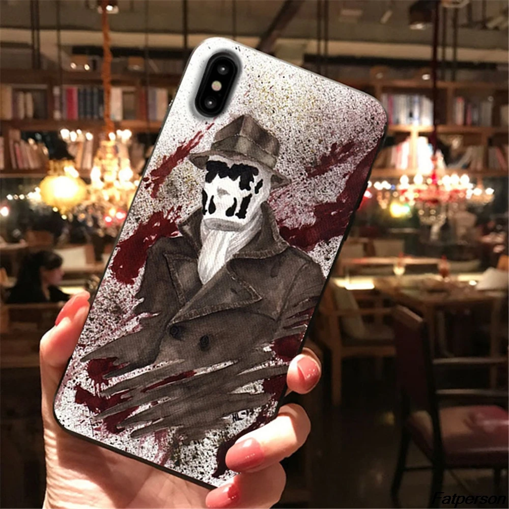 US TV Watchmen для Samsung s8 s9 s10plus S7 Edge черный мягкий силиконовый чехол iPhone 5s 6s 7 8plus X XR XS MAX |