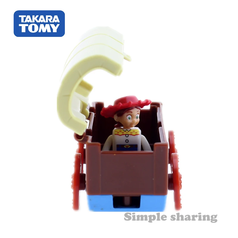 Takara Tomy Tomica Disney История игрушек 04 Джесси и карет американская девушка модель