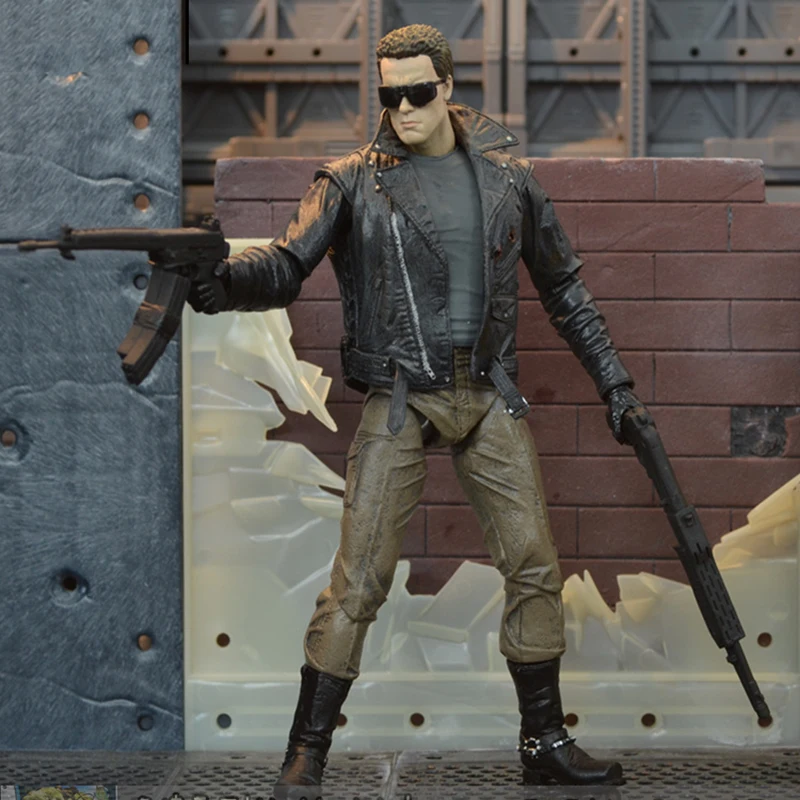 Терминатор фигурка T-800/T-1000 ПВХ фигурка игрушка модель 18 см для детей игрушка