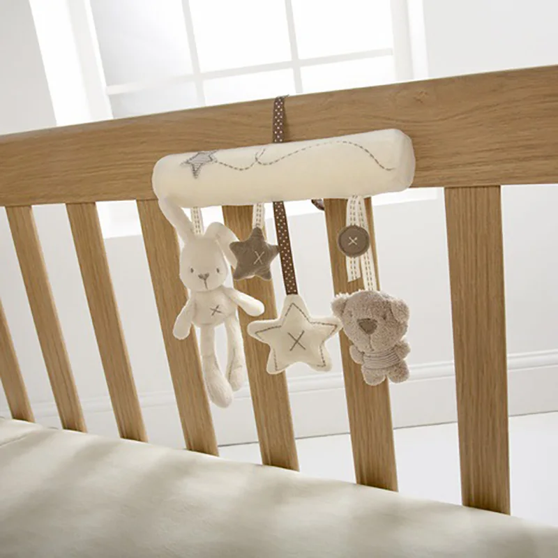 Детская Регулируемая коляска детский кролик со звездами подвесные игрушки для