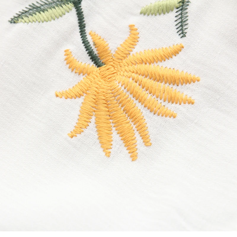 2017 летние женские повседневные топы с коротким рукавом вышивка Белый Топ