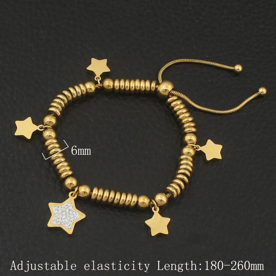 Женские винтажные аксессуары из нержавеющей стали 6 мм модные украшения браслеты