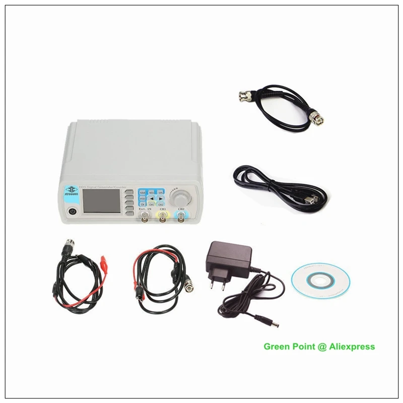Новый Двухканальный генератор сигналов JDS6600 с цифровым управлением DDS 15 МГц