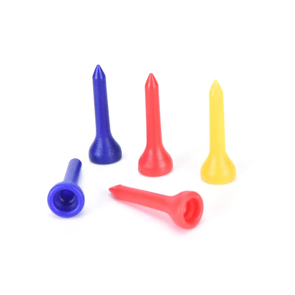 

100pcs 36mm Professional Plastic Ball Golf Tee Outdoor sports Tees Random color
