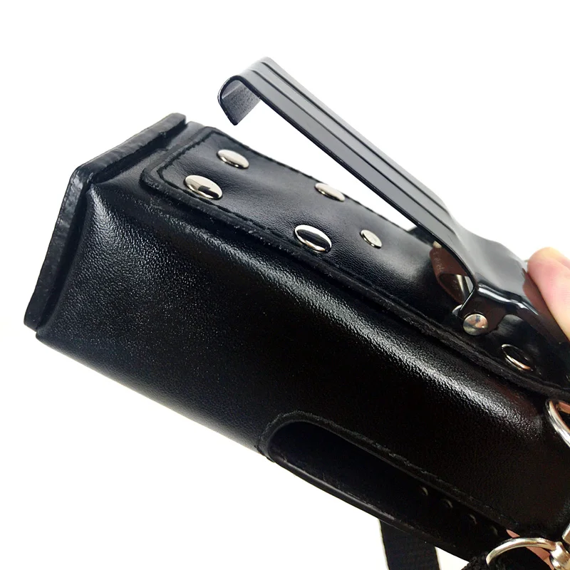 Кожаный защитный рукав сумка жесткий чехол для Motorola GP328 GP340 GP380 GP3188 EP450 Walkie Talkie двухстороннее радио