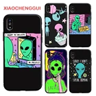 Эстетичный милый мультяшный инопланетянин Космос Мягкий силиконовый чехол для телефона чехол для iPhone 5 6 6s 7 8 Plus X XR XS MAX 11 pro max чехол