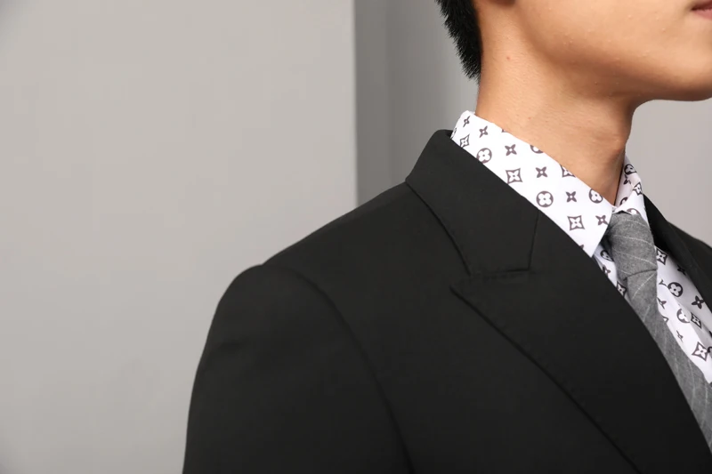 2018 осенне-зимний стиль в британском стиле чистая Edition двубортный Для мужчин