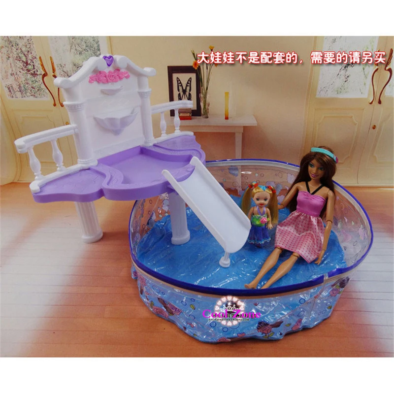 Новое поступление миниатюрная мебель летний бассейн для куклы Барби