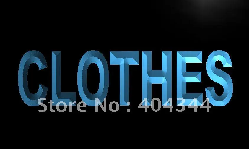 

LB291- Clothes LED Neon Light Sign home decor crafts