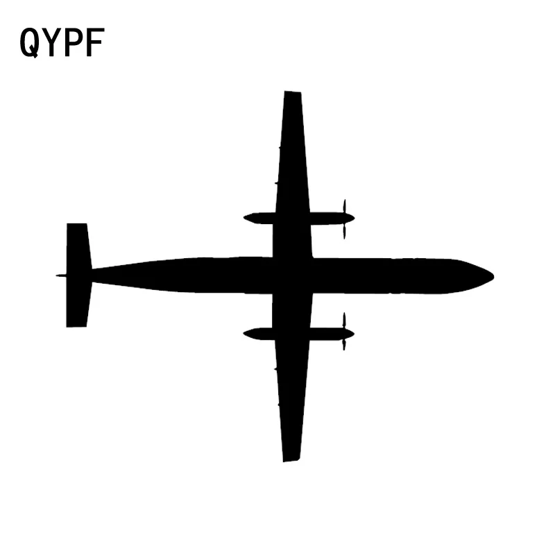QYPF 15 7 см * 13 3 прямой и узкий прозрачный из Реалистичного самолета виниловая