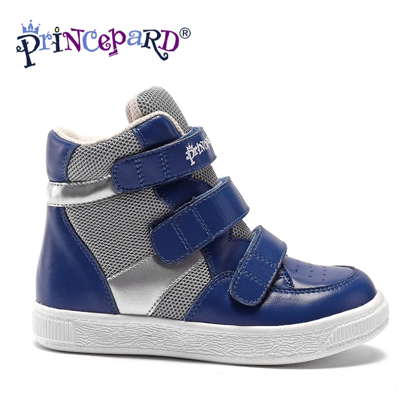 Princepard 2018 ортопедическая спортивная обувь для детей темно-синяя сетчатая с
