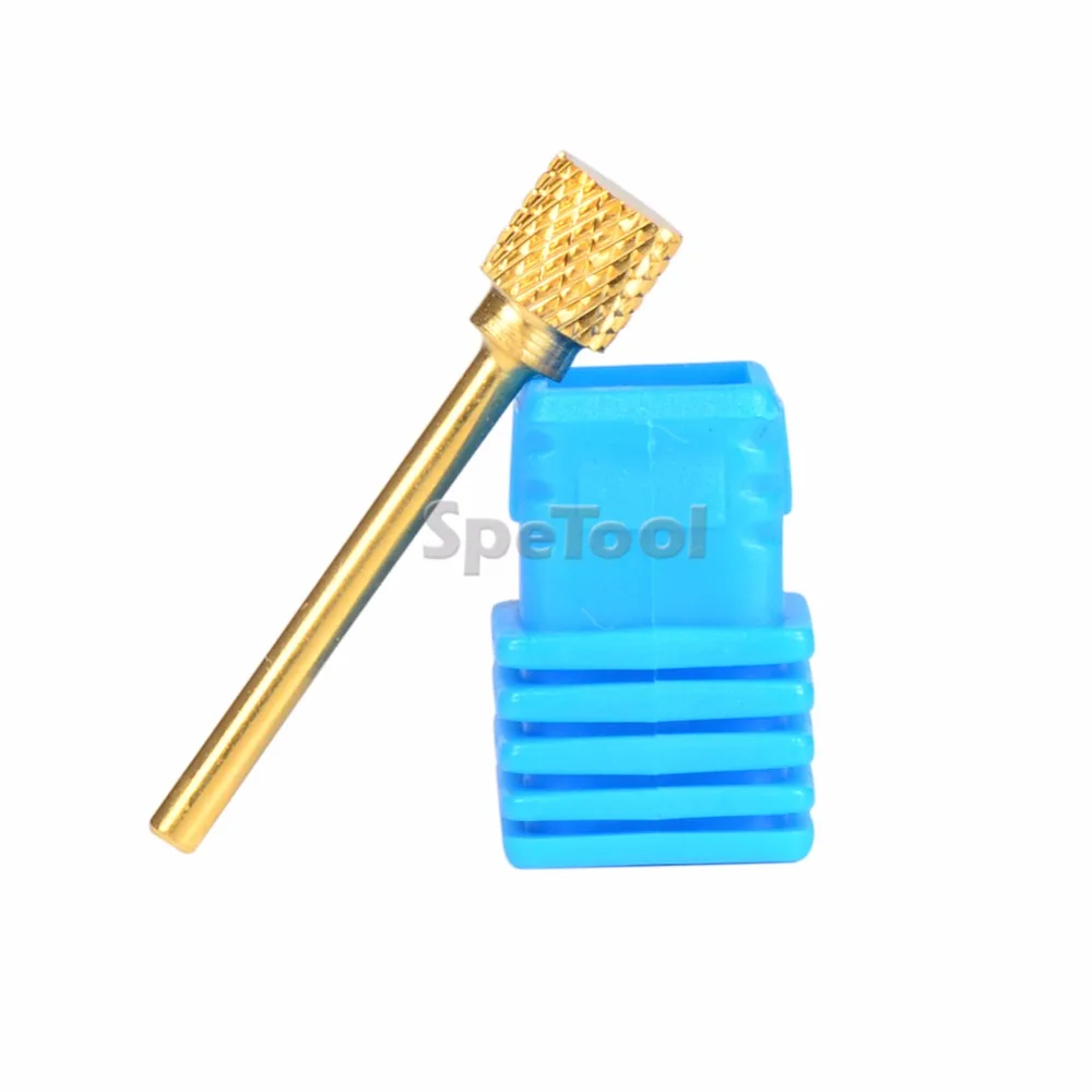 SpeTool позолоченный карбид вольфрама ноготь бит 4 недели засыпка средний зернистый