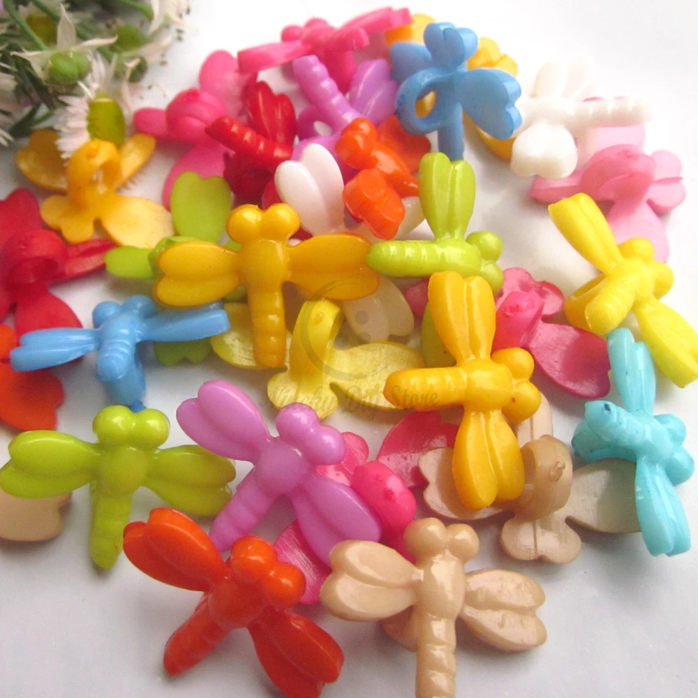 

480pcs/lot Shanked colorful Dragonfly Plastic cartoon buttons for children diy craft cartoon sewing acdessories 21mm*15mm