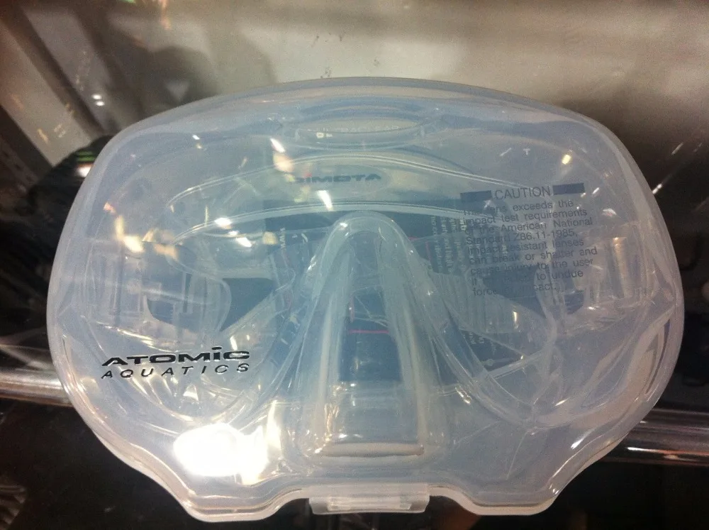 Прозрачная безрамочная маска для дайвинга|frameless dive mask|diving maskatomic aquatics |