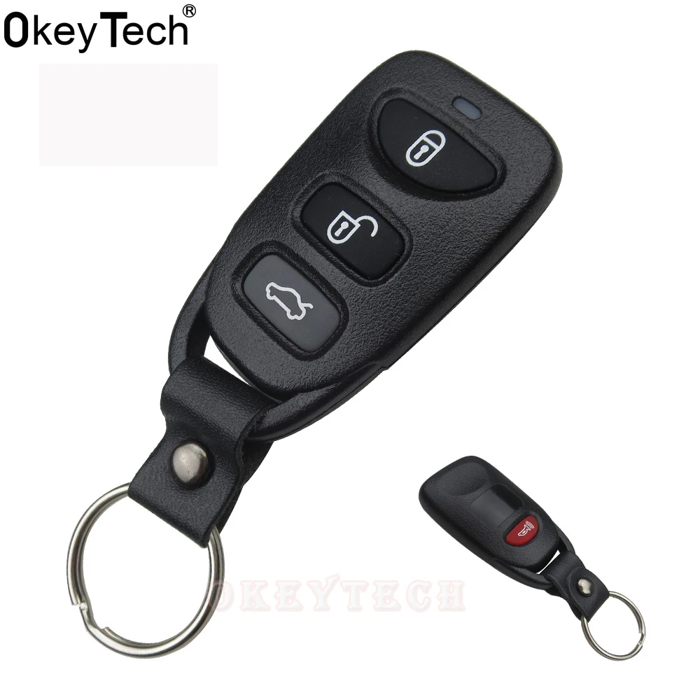 OkeyTech 3 + 1 кнопки тревоги сменный бесключевой доступ дистанционный ключ брелок 4