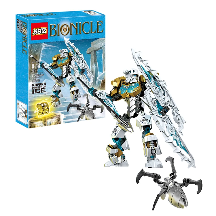 

Smartable BIONICLE Protector Of Ice+ KOPAKA Master of ICE Building Block Set Toys For Boy Gift Compatible All Brands BIONICLE