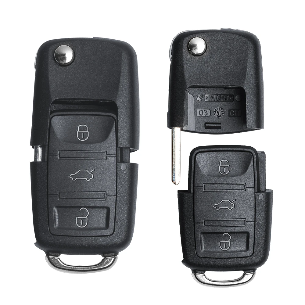 KEYECU для Volkswagen Beetle Golf Passat дистанционный ключ брелок 315 МГц ID48 чип FCC ID: 1J0 959 753DC |