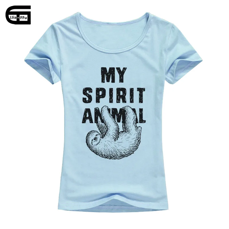 Sloth-my spirit animal забавная Футболка модная женская новая забавная Футболка с принтом полярного медведя женские хлопковые топы футболки B171