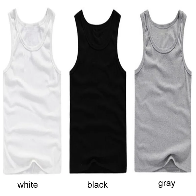 2019 мужской спортивный эластичный хлопковый топ без рукавов для мышц женская