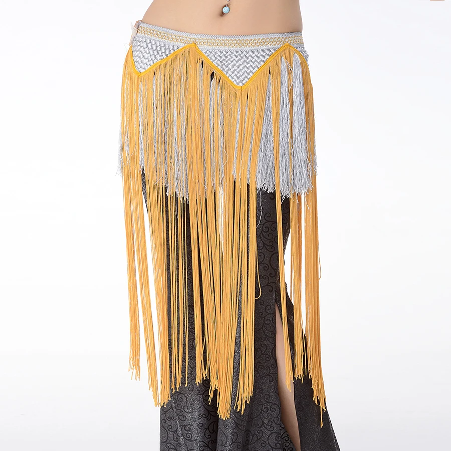 2018 Женская одежда ручной работы для танца живота с длинной кисточкой|hip scarf|belly dance