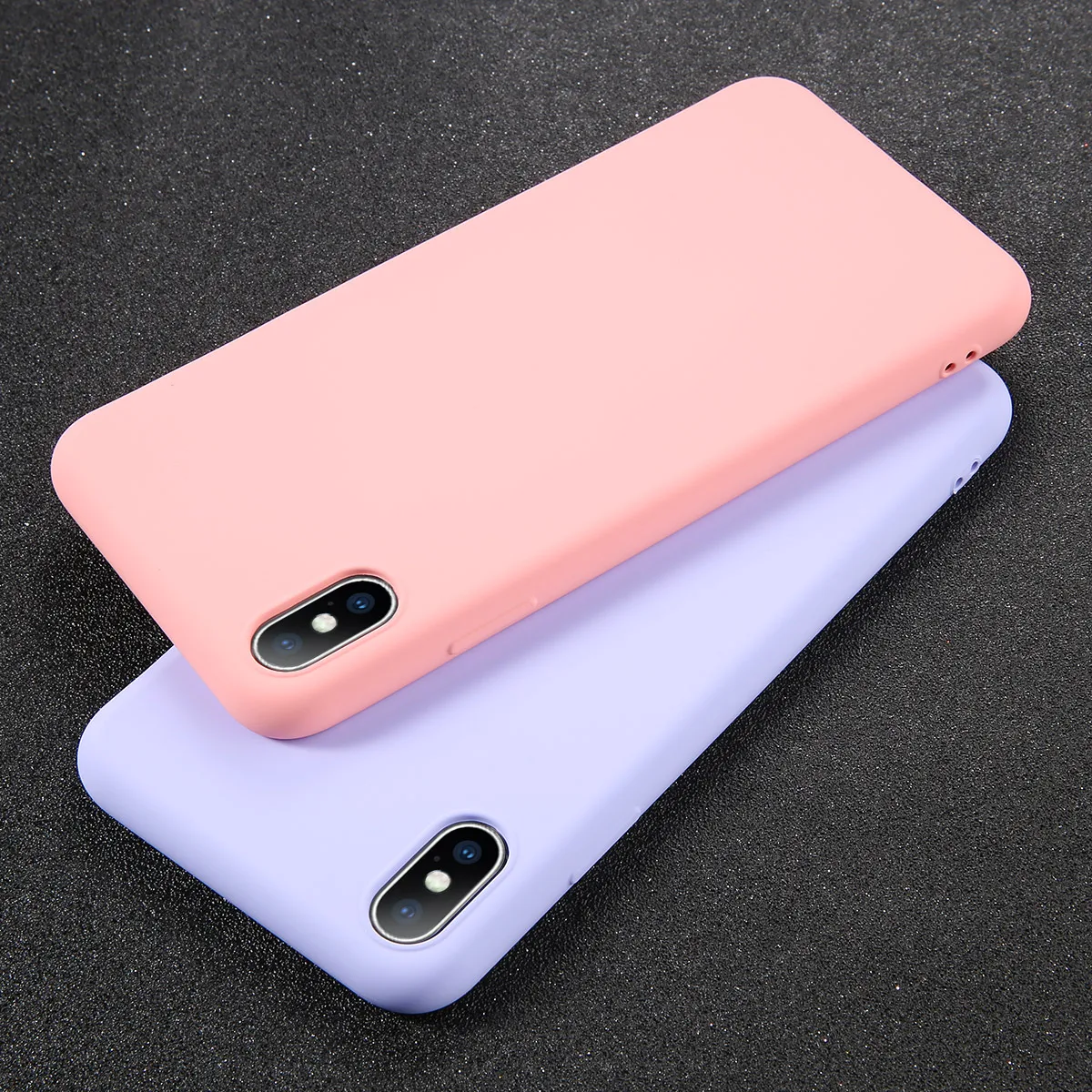 Чехол для телефона ярких цветов iPhone Xr мягкий силиконовый чехол 8 7 6 6s Plus из ТПУ Xs Max