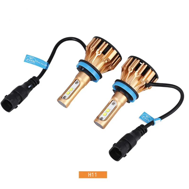 Автомобильные светодиодные лампы H4 H7 H11 9005 9006 с высоким и низким лучом чип SMD 70 Вт