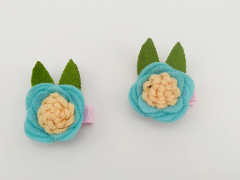 Оптовая продажа бутик 40 шт. модные милые заколки для волос в виде подсолнуха