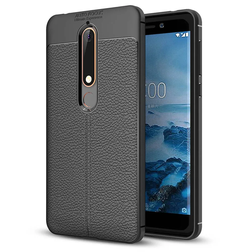 Lenuo чехол для Nokia 6 2018 взрывозащищенные ТПУ мягкий мобильный телефон (2018) dermatoglyph