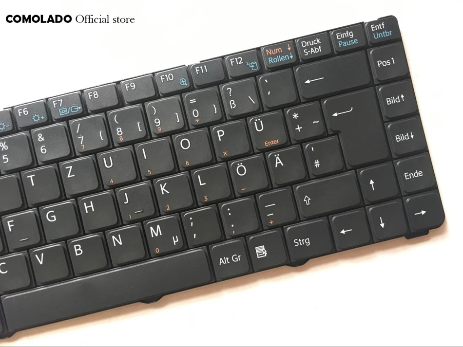 GR немецкая клавиатура для SONY VAIO VGN NS NR серия Черная Клавиатура ноутбука