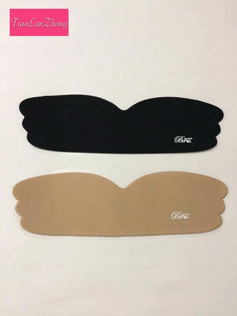 100 pcs Hot Sale Complexion Push Up Strapless Wire Free Invisible Back Closure Seamless One-Piece Sexy Female Bras