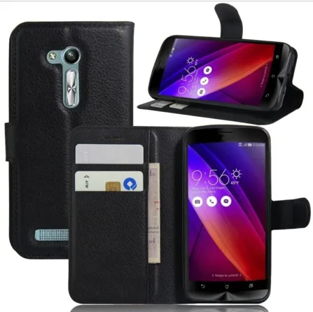 Роскошный кожаный чехол книжка для телефона ASUS ZB450KL X009D Zenfone Go 2016 ZB450 ZB 450 KL 450KL|cover for