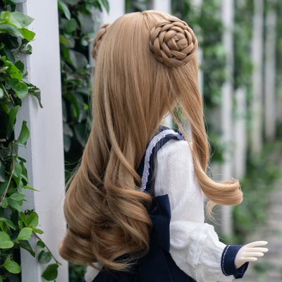 2 Bjd кукла парик для 1/3 1/4 1/6 1/8 bjd кукла парик для bjd кукла lcute косу волосы парик для sd bjd парик для кукол - Цвет: 2