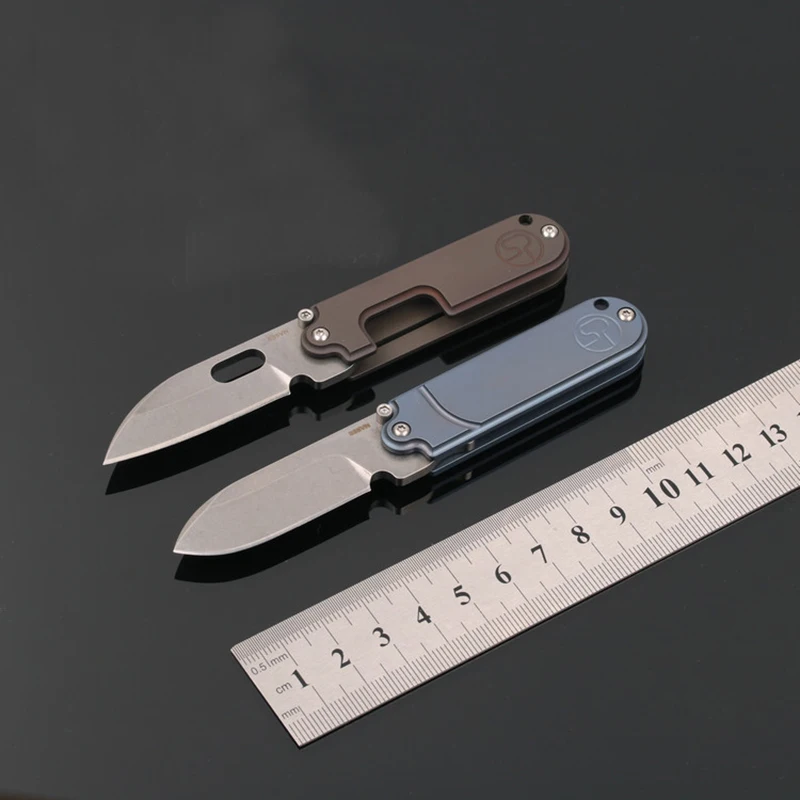 S35VN порошок стальной нож лезвие EDC Фруктовый нож Мини быстро открывающийся складной нож 2 вида цветов