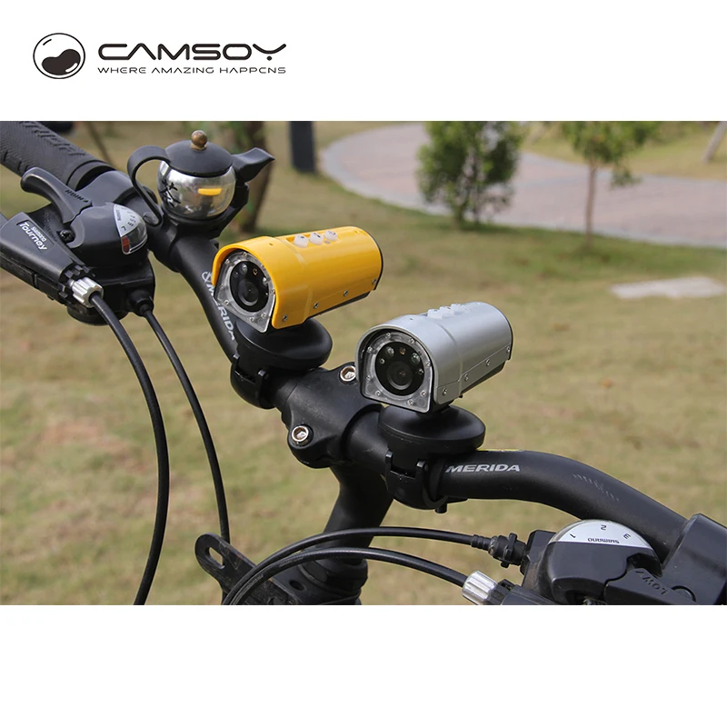 Camsoy Спорт DV водонепроницаемый мини Камера FULL HD 1080 P велосипедный шлем Мини DVR CAM CMOS