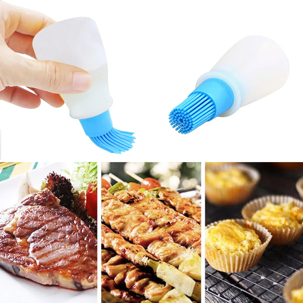 Behogar силиконовые жидкие кисточки для бутылок с маслом гриль хранения бутылочки
