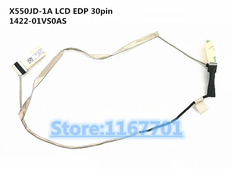 

New Laptop/notebook LCD/LED/LVDS cable for Asus X550J X550JK X550JD X550JX FX50J A550J X550JD-1A LCD EDP 30pin 1422-01VS0AS