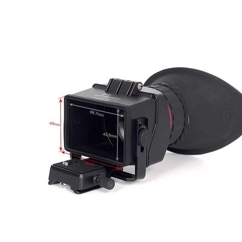 GGS Swivi S4 3 0x3 0 &quot16:9 ЖК-видоискатель для камеры Sony A7 A7R A7S NEX-7 NEX-6 NEX-5R A6000 A5000 DSLR