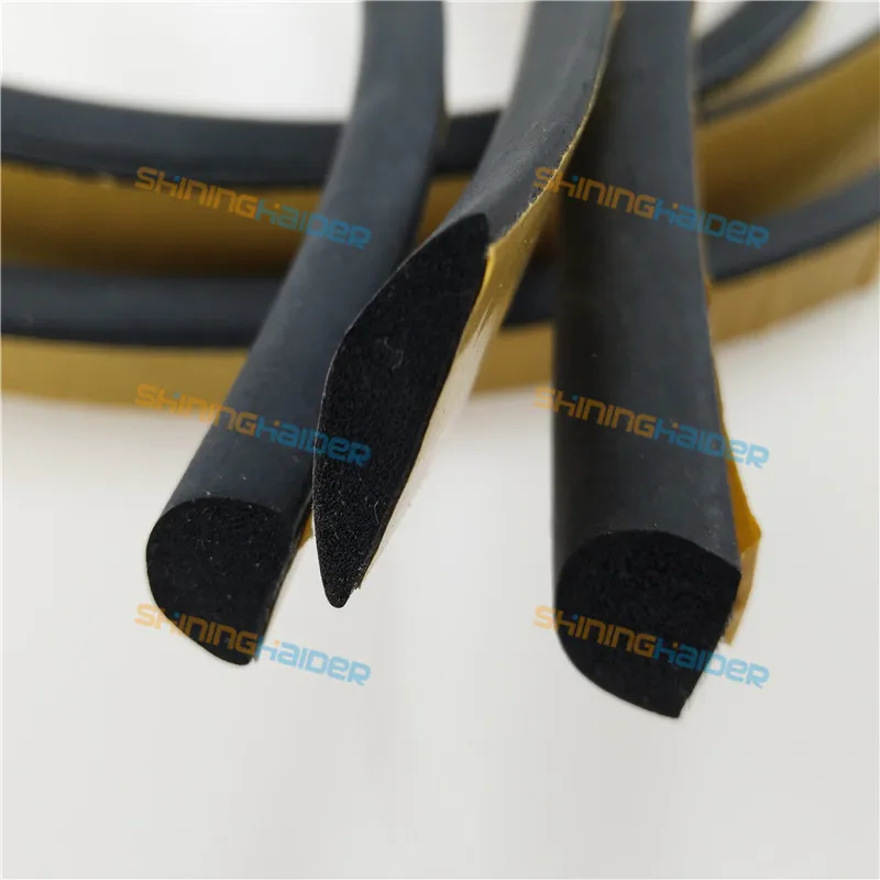Thickness 5mm 7mm 8mm 10mm 12mm 15 self-adhered semicircle EPDM foaming sealing strip half-round | Обустройство дома