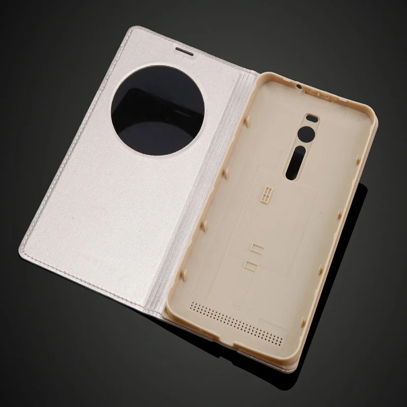 Для ASUS Zenfone 2 Smart View Window Quick Circle чехол с аккумулятором задняя крышка Флип кожаный