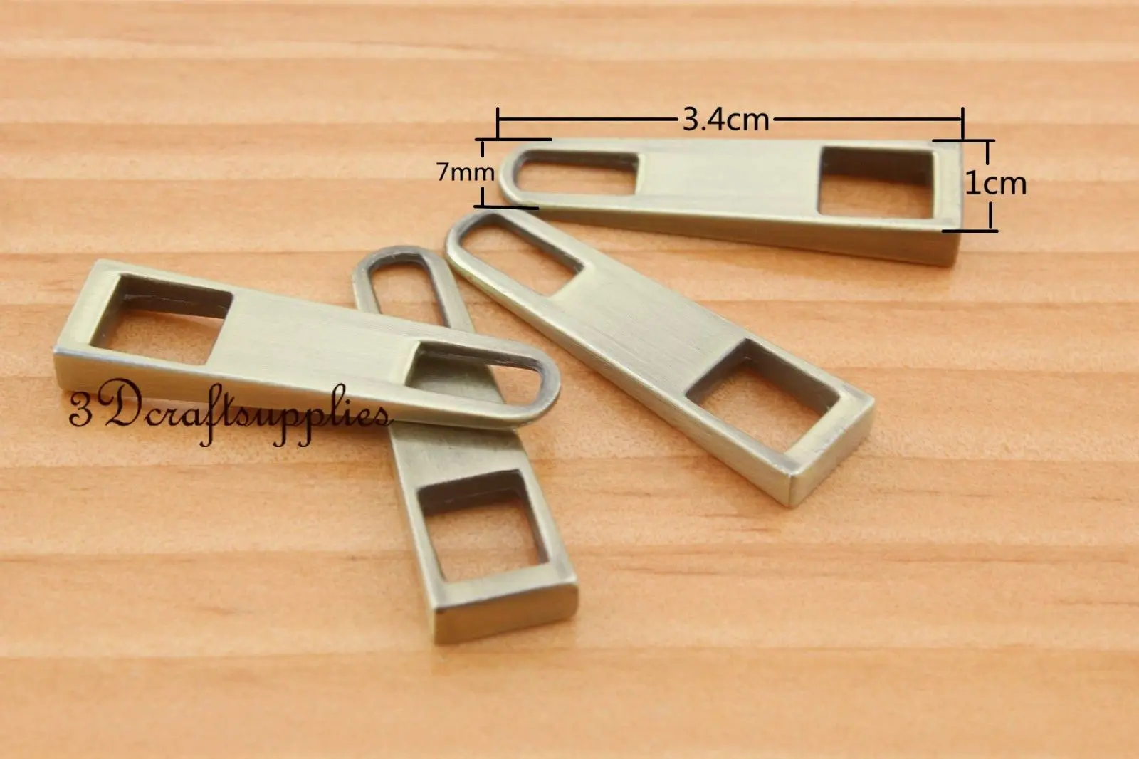 #5 вытяжной цинковый Съемник на молнии стандартный стиль защита от бронзы 3 4 см x 1