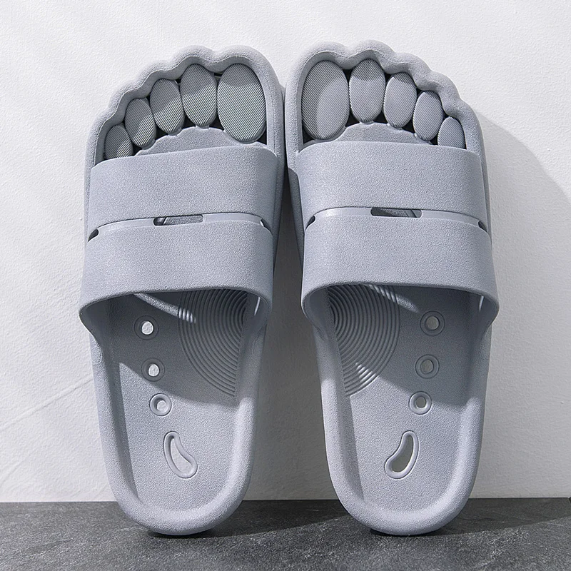Шлепанцы для мужчин и женщин мягкая нескользящая подошва душа модные тапочки
