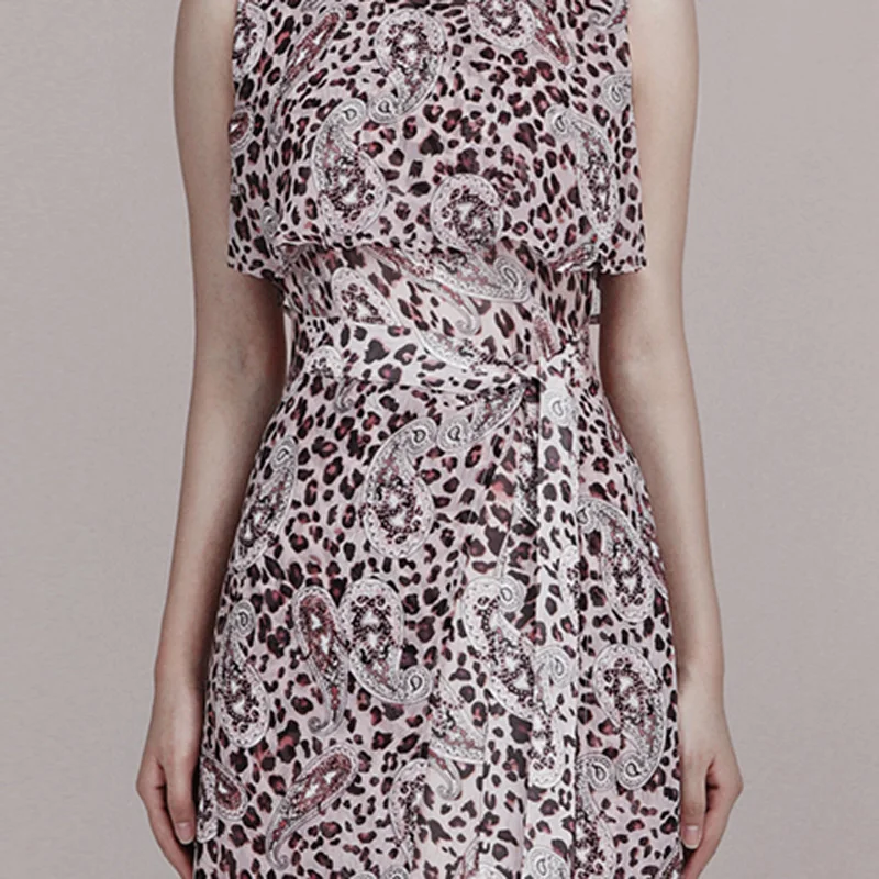 INDRESSME 2019 Новое модное Стильное элегантное женское платье без рукавов с