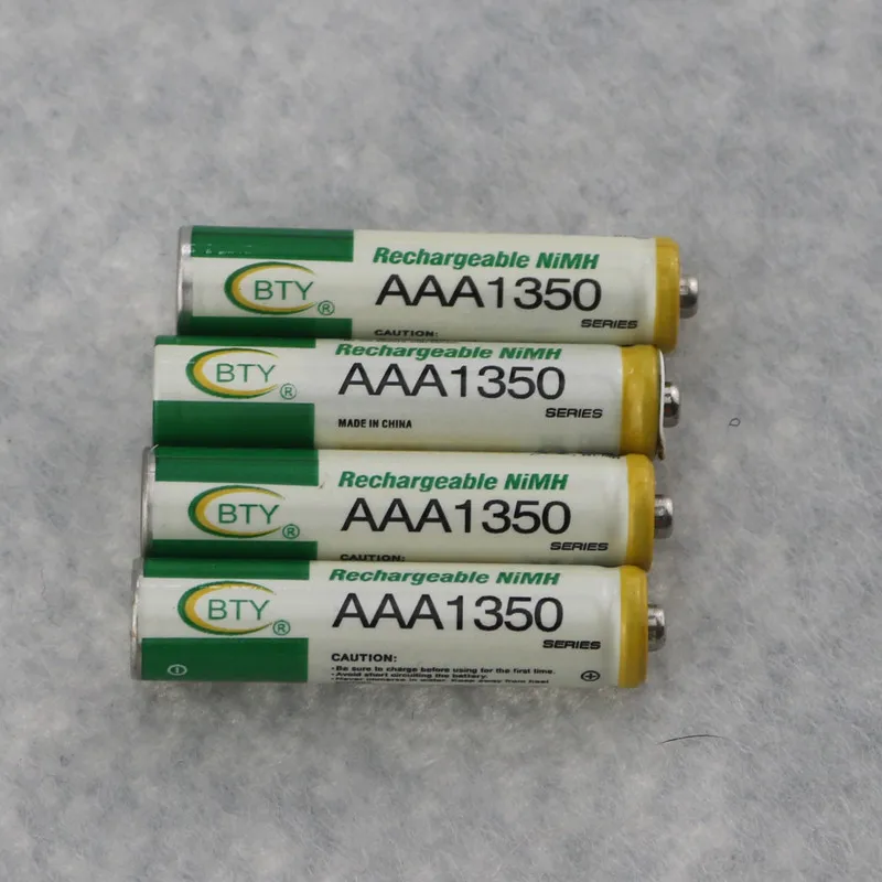 4 шт. 1350 мАч AAA батарея высокое качество оригинал BTY 1 2 V 1350mAh Ni MH аккумуляторная