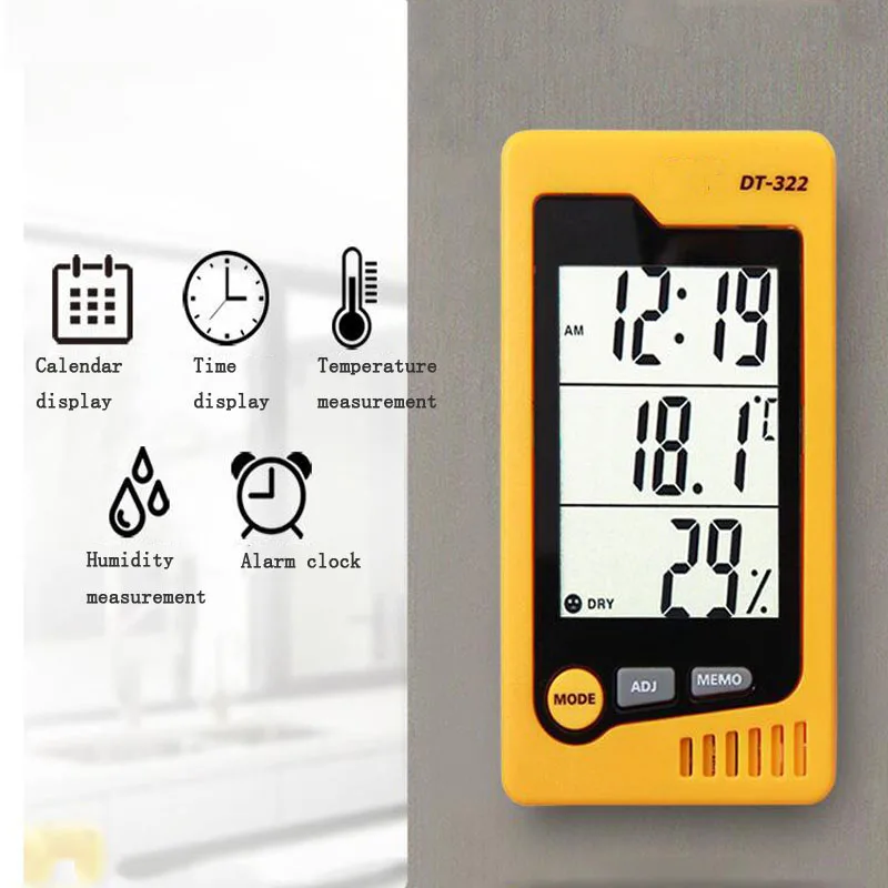 Термометр для помещений гигрометр ЖК дисплей электронный цифровой влажный и