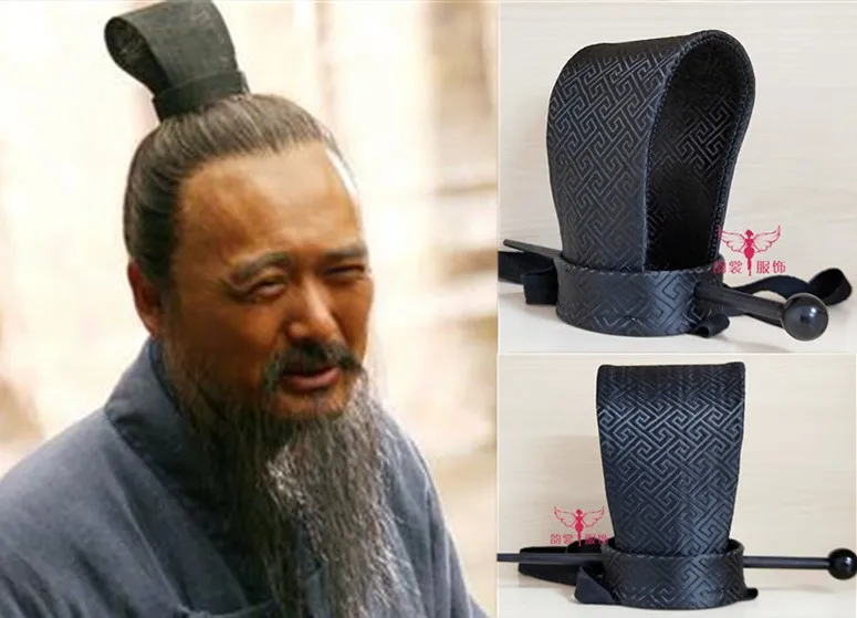 Мужская шляпа Confucius Древняя китайская весенне осенняя для периода войны