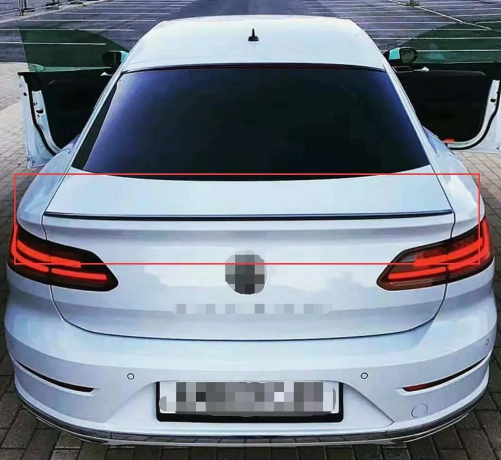 Спойлер для Volkswagen New CC 2018-2019 высококачественный спойлер из АБС-пластика заднего